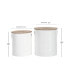 Farmhouse Storage Stool, Set of 2