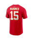ფოტო #2 პროდუქტის Men's Patrick Mahomes Red Kansas City Chiefs Player Name and Number T-shirt