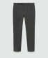 Men's Stretch Fabric Slim-Fit Suit Pants