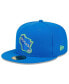 Фото #3 товара Men's Blue Milwaukee Bucks 2023/24 City Edition Alternate 59FIFTY Fitted Hat