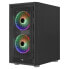 AEROCOOL ADVANCED TECHNOLOGIES Aerocool GRAPHITEV3 Computer Case 3 ARGB 14cm Fans - Midi Tower - PC - Black - ATX - micro ATX - Mini-ITX - ABS - SPCC - Steel - Blue - Green - Red - фото #6