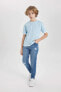 Erkek Çocuk T-shirt B5928a8/be759 Lt.blue