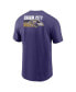 Men's Purple Baltimore Ravens Blitz Essential T-shirt