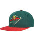 ფოტო #1 პროდუქტის Men's Green Minnesota Wild Core Team Ground 2.0 Snapback Hat