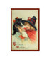 Фото #1 товара Vintage Apple Collection 'Little Witch And Halloween Kitty' Canvas Art - 22" x 32"