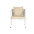Набор стол и 3 кресла Home ESPRIT Белый Сталь 123 x 66 x 72 cm