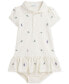 ფოტო #1 პროდუქტის Baby Girls Embroidered Cotton Polo Dress