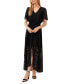 Фото #1 товара Women's Lace Batwing Sleeve Maxi Dress