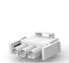 TE Connectivity Universal MATE-N-LOK - Rectangular Power Connector - Wire-to-Wire / Wire-to-Board - 3 Position - 6.35mm - Natural - Male - Straight - Nylon - 600 V