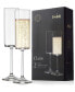 Claire Champagne Glasses, Set of 2