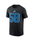 Фото #3 товара Men's Penei Sewell Black Detroit Lions Name Number T-Shirt