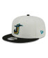 Фото #4 товара Men's Cream, Black Jacksonville Jaguars City Originals 9FIFTY Snapback Hat
