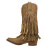 Фото #3 товара Roper Rickrack Embroidery Fringe Snip Toe Cowboy Womens Brown Casual Boots 09-0
