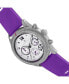 ფოტო #2 პროდუქტის Men Meridian Rubber Watch - Purple, 42mm