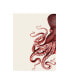 Фото #1 товара Fab Funky Octopus Coral and Cream a Canvas Art - 36.5" x 48"