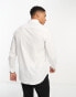 New Look button collar shirt in white