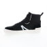 Фото #10 товара Lacoste L004 Mid 0722 2 CMA Mens Black Canvas Lifestyle Sneakers Shoes