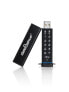 iStorage datAshur 256-bit 8GB USB 2.0 secure encrypted flash drive IS-FL-DA-256-8 - 8 GB - USB Type-A - 2.0 - 27 MB/s - Sleeve - Black