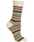 ფოტო #1 პროდუქტის Women's Stripe Fashion Crew Socks