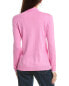 Hannah Rose Tee Time Cashmere-Blend 1/4-Zip Pullover Women's