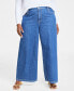 ფოტო #3 პროდუქტის Plus Size High-Rise Wide-Leg Jeans, Created for Macy's