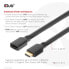 Club 3D Ultra High Speed HDMI Extension Cable 4K120Hz 8K60Hz 48Gbps M/F 1 m / 3.28 ft 30AWG - 1 m - HDMI Type A (Standard) - HDMI Type A (Standard) - Audio Return Channel (ARC) - Black