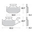 Фото #2 товара MOTO-MASTER Suzuki 095711 Sintered Brake Pads