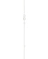 ფოტო #7 პროდუქტის Diamond Wishbone 18" Pendant Necklace (1/5 ct. t.w.) in 10k White Gold