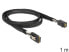 Фото #3 товара Delock 83389 - 1 m - Mini SAS HD x 4 SFF 8643 - Mini SAS x 4 36 Pin SFF 8087 - Male/Male - Black