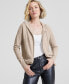 ფოტო #1 პროდუქტის Women's 100% Cashmere Zip Hoodie, Created for Macy's