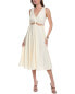 Фото #1 товара Farm Rio Cutout Waist Linen-Blend Mini Dress Women's White Xs