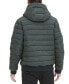 Фото #2 товара Men's Quilted Hooded Bomber Jacket