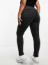 Фото #2 товара Only Curve skinny jeans in black acid wash
