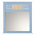 Wall mirror Alexandra House Living Blue Glass Rattan Fir wood 3 x 76 x 70 cm