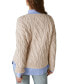 ფოტო #2 პროდუქტის Women's Cable-Knit Crewneck Sweater