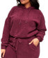 Plus Size Dorothea Sherpa Sweatshirt & Pant Loungewear Set