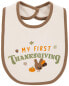 Baby My First Thanksgiving Teething Bib One Size