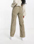 Hollister cord dad trouser in green