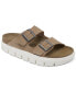 Women's Arizona Chunky Suede Leather Platform Sandals from Finish Line