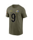Фото #3 товара Men's Matthew Stafford Olive Los Angeles Rams 2022 Salute To Service Name and Number T-shirt