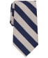 Фото #1 товара Men's Classic Stripe Tie, Created for Macy's