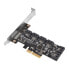 Фото #1 товара Silverstone SST-ECS06 SATA Adapterkarte, PCIe 3.0, 6x SATA 6G - Low Profile