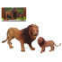 Фото #2 товара ATOSA Set Animals Of The Jungle Leones 2 Assorted Figure