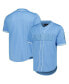 Фото #1 товара Men's Blue Detroit Lions Triple Tonal Mesh Button-Up Shirt