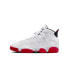 [323419-160] Grade School Air Jordan 6 RINGS GS 'WHITE UNIVERSITY RED'