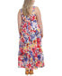 ფოტო #2 პროდუქტის Plus Size Floral-Print Maxi Dress