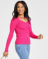 Women's Chain-Trim Cutout Sweater, Created for Macy's
