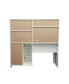 Фото #7 товара Home Office Computer Desk With Hutch, Antiqued Finish