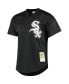 Фото #3 товара Men's Frank Thomas Black Chicago White Sox Cooperstown Mesh Batting Practice Jersey