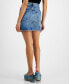 Women's Carol Cotton Embellished Mini Denim Skirt